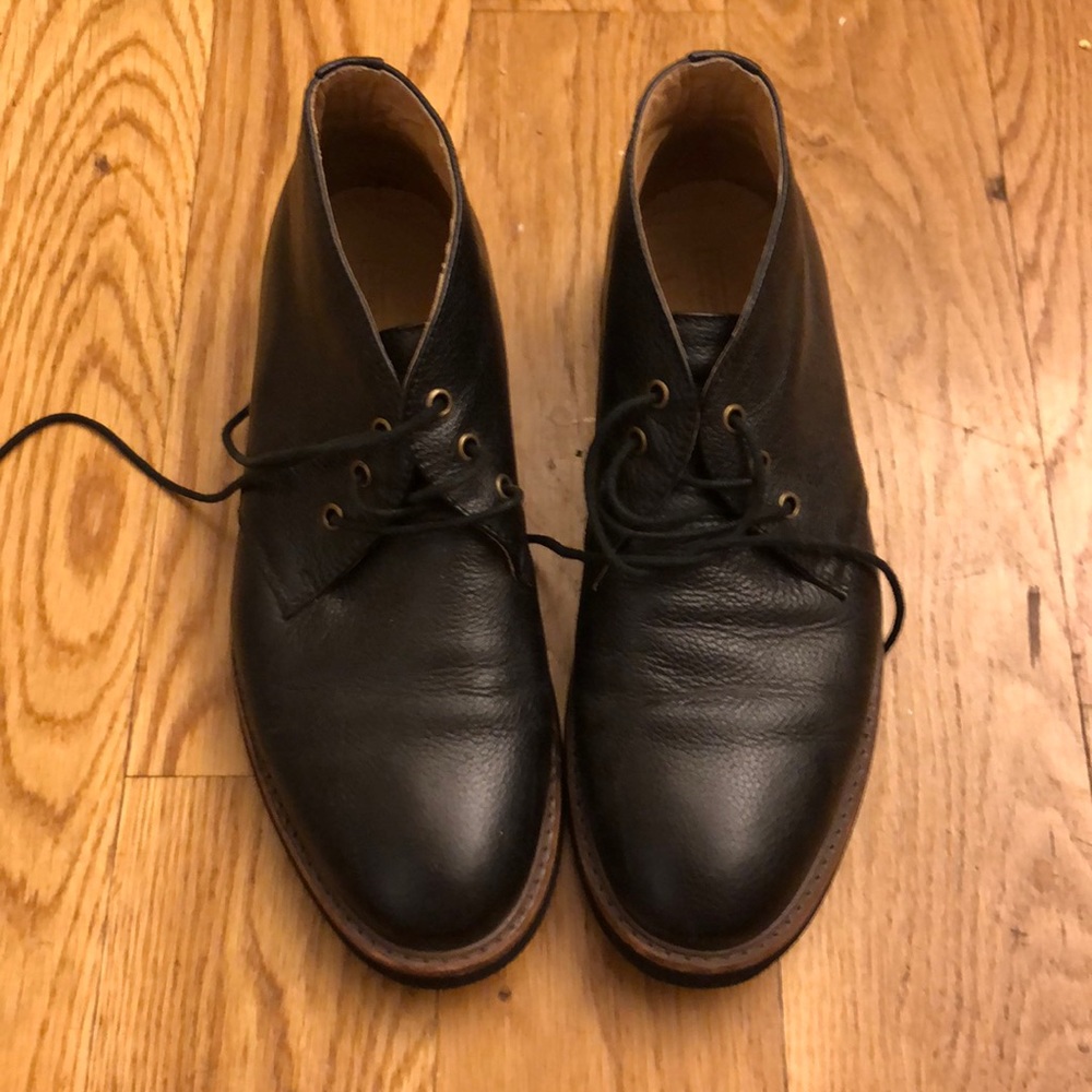 men’s black dress boot size 10.5